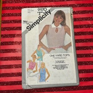 DIY sleeveless shirt pattern